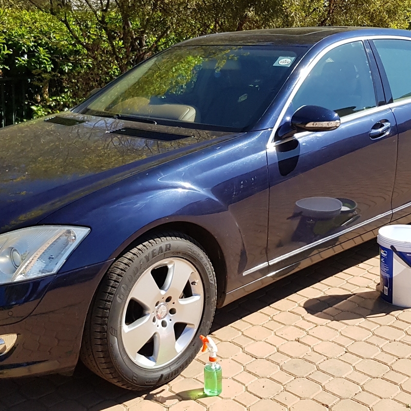 Mercedes S-Class 2 step paint correction service in Midrand by Revelio Detailing. Expert swirl mark removal, polishing, and ceramic wax protection in Gauteng.